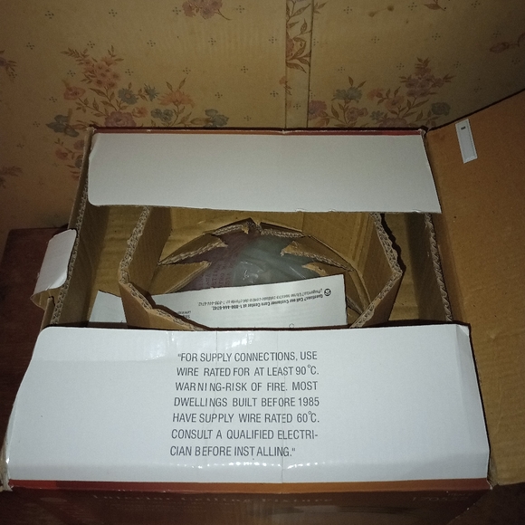 Portfolio Interior Ceiling Fixture #170552 Brushed Nickel Finish Alabaster Shade - Picture 12 of 16